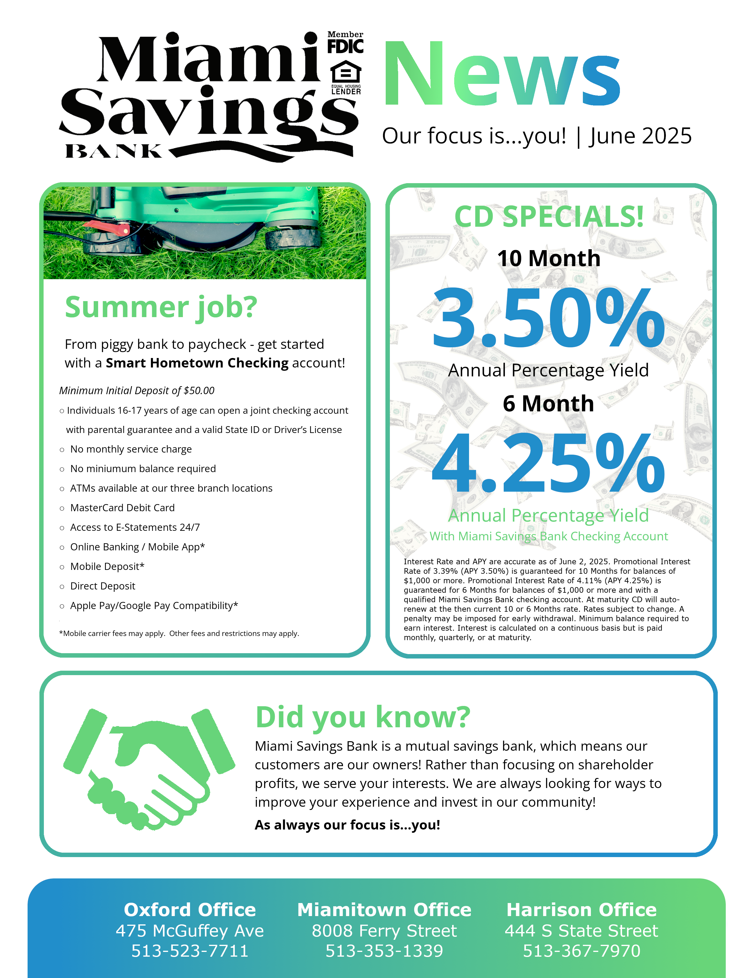 MSB Newsletter